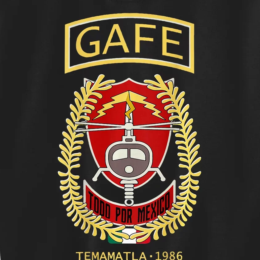 Gafes Tudo Por Mexico Special Force Fuerzas Especiales Kids Sweatshirt