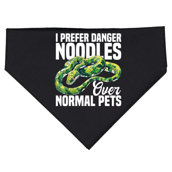 Green Tree Python Cage Reptile Keeper Snake Food Python USA-Made Doggie Bandana