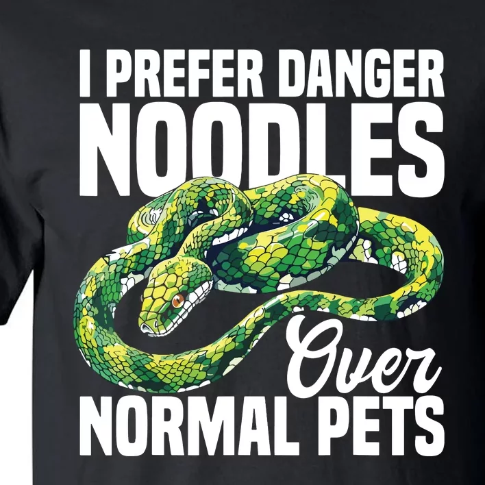 Green Tree Python Cage Reptile Keeper Snake Food Python Tall T-Shirt