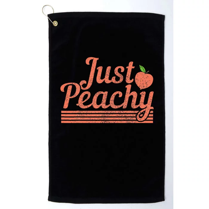 Georgia The Peach State Peachy Platinum Collection Golf Towel