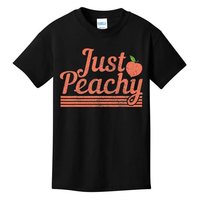 Georgia The Peach State Peachy Kids T-Shirt