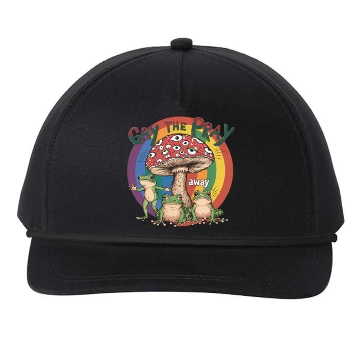 Gay The Pray Away Lgbt Frog Snapback Five-Panel Rope Hat