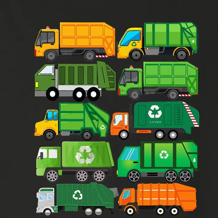 Garbage Truck Recycling Day Trash Waste Separation Birthday Toddler Long Sleeve Shirt