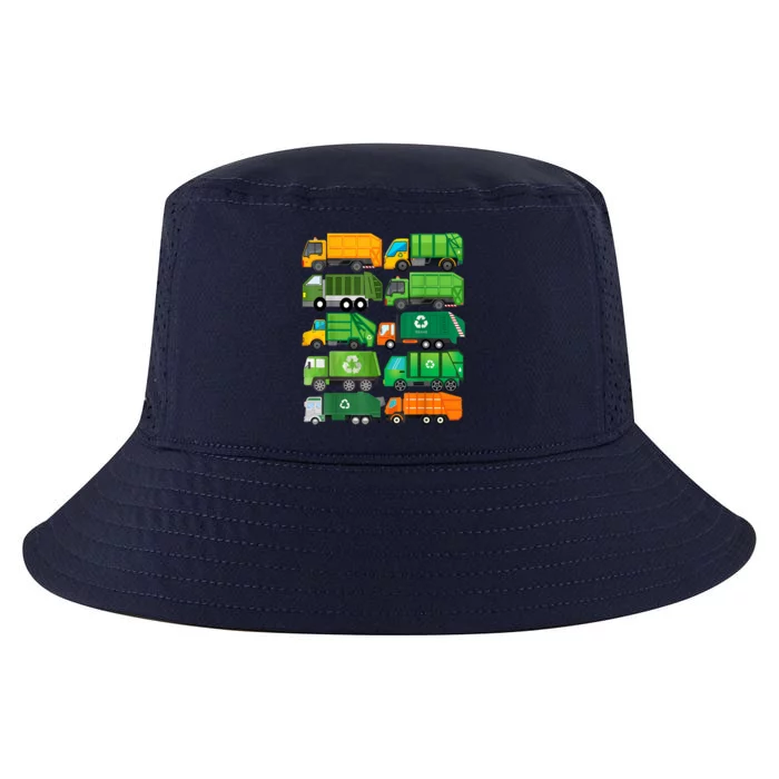 Garbage Truck Recycling Day Trash Waste Separation Birthday Cool Comfort Performance Bucket Hat