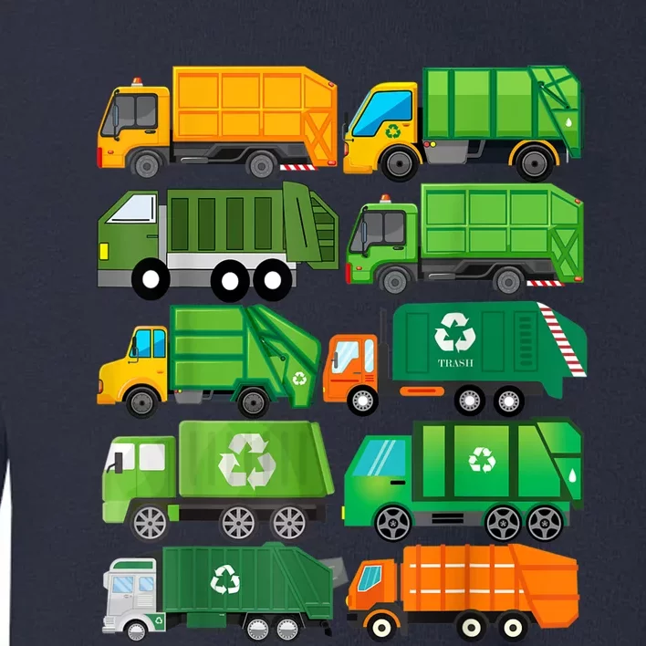 Garbage Truck Recycling Day Trash Waste Separation Birthday Toddler Sweatshirt