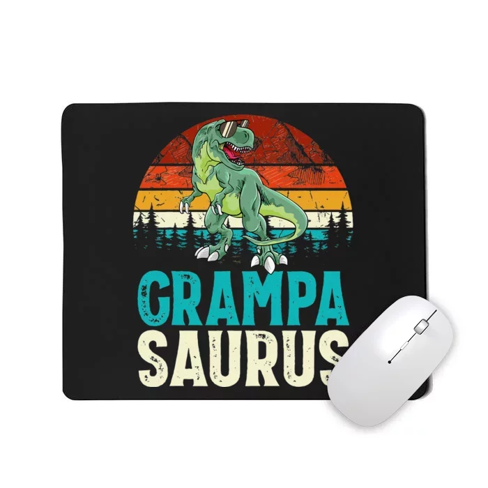 Grampasaurus T Rex Dinosaur Grampa Saurus Family Matching Mousepad