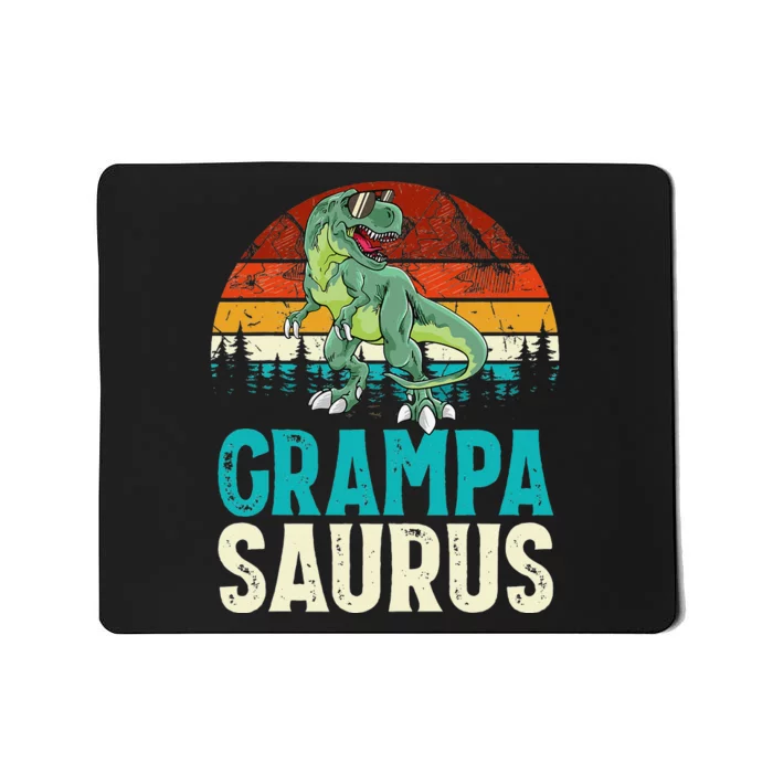 Grampasaurus T Rex Dinosaur Grampa Saurus Family Matching Mousepad