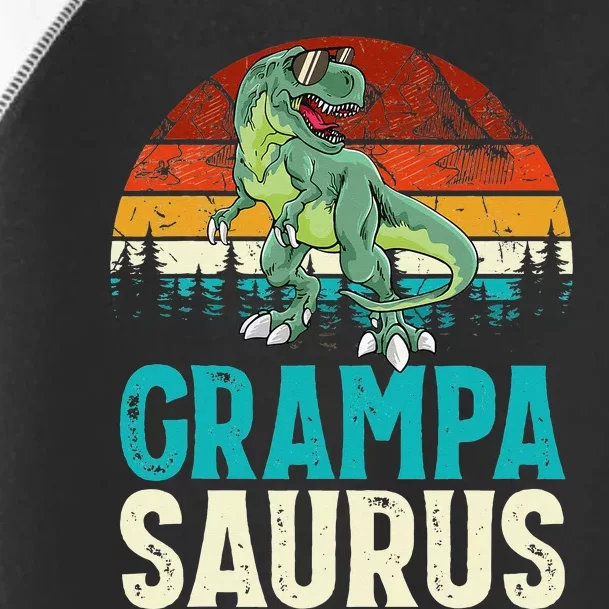 Grampasaurus T Rex Dinosaur Grampa Saurus Family Matching Toddler Fine Jersey T-Shirt