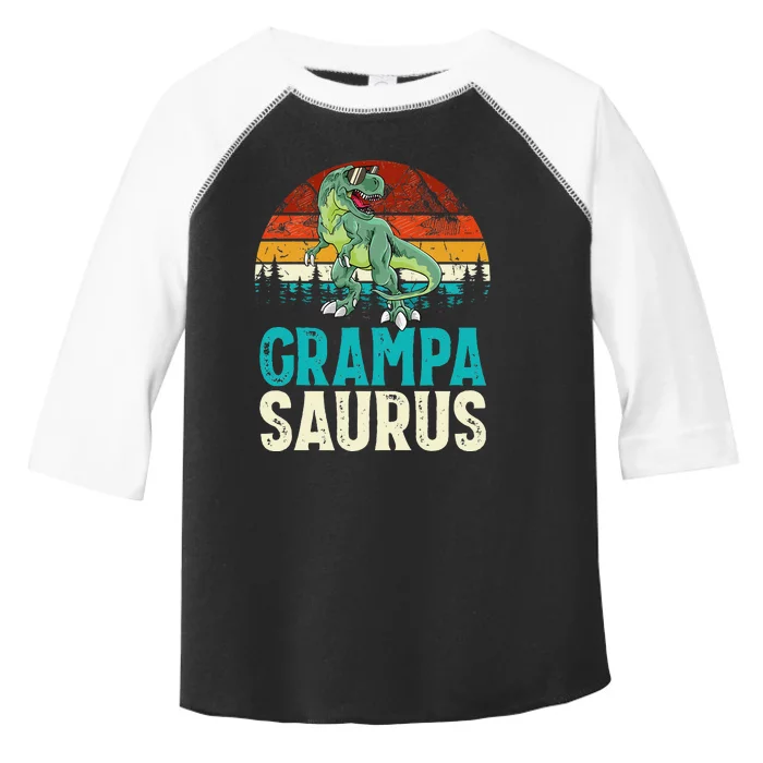 Grampasaurus T Rex Dinosaur Grampa Saurus Family Matching Toddler Fine Jersey T-Shirt