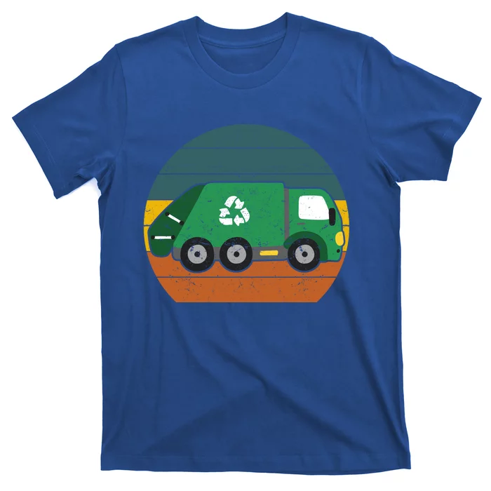 Garbage Truck Retro Vintage Trash Waste Recycle Collector Gift T-Shirt