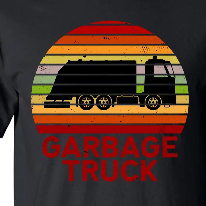 Garbage Truck Retro Tall T-Shirt