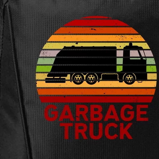 Garbage Truck Retro City Backpack