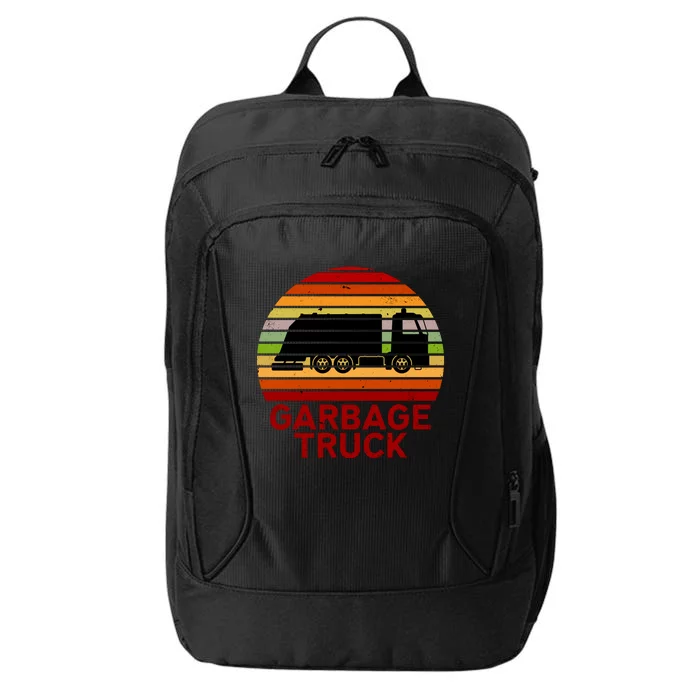 Garbage Truck Retro City Backpack