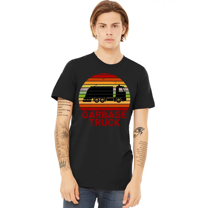 Garbage Truck Retro Premium T-Shirt