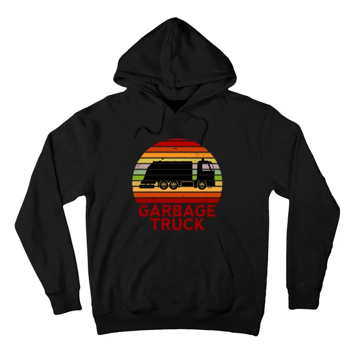 Garbage Truck Retro Tall Hoodie