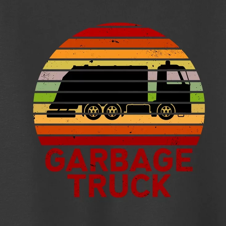 Garbage Truck Retro Toddler T-Shirt