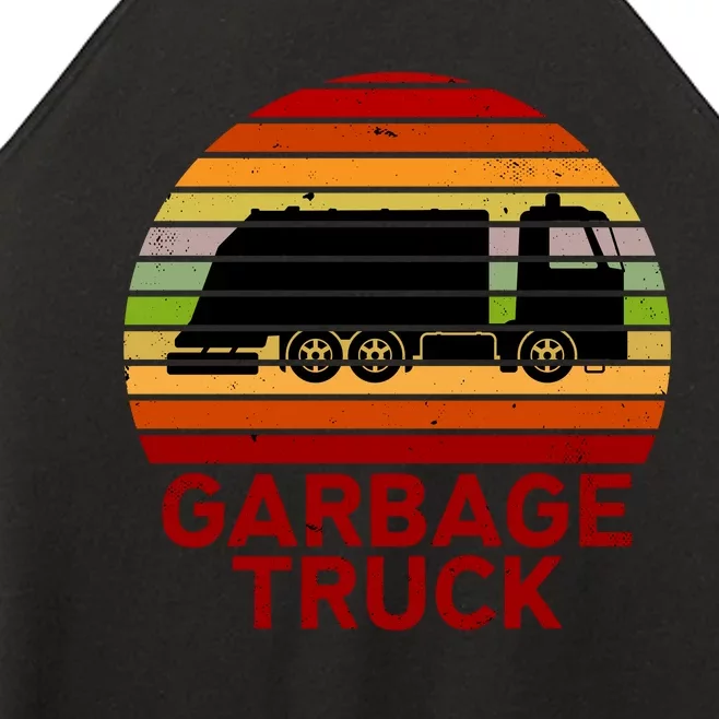 Garbage Truck Retro Women’s Perfect Tri Rocker Tank