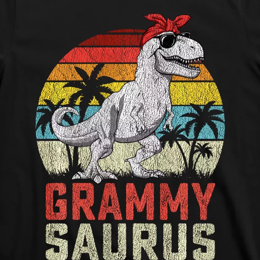 Grammysaurus T Rex Dinosaur Grammy Saurus MotherS Family Sweat T-Shirt