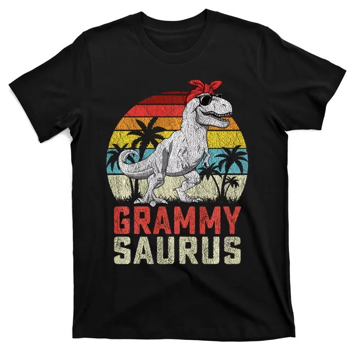 Grammysaurus T Rex Dinosaur Grammy Saurus MotherS Family Sweat T-Shirt