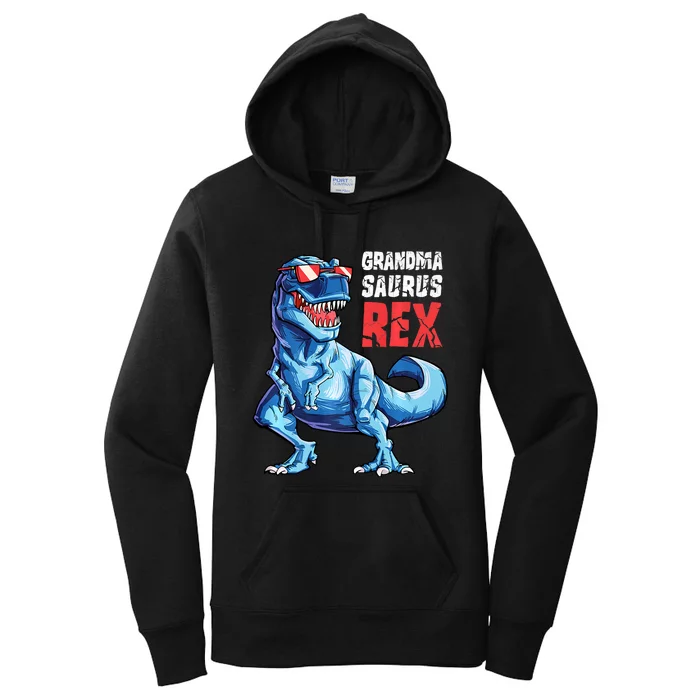 Grandmasaurus T Rex Dinosaur Grandma Saurus MotherS Family Premium Women's Pullover Hoodie