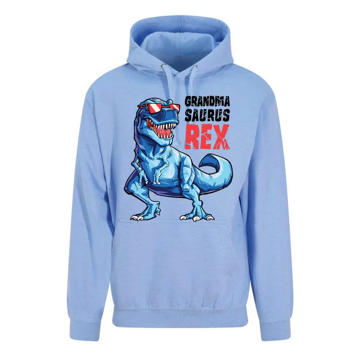 Grandmasaurus T Rex Dinosaur Grandma Saurus MotherS Family Unisex Surf Hoodie