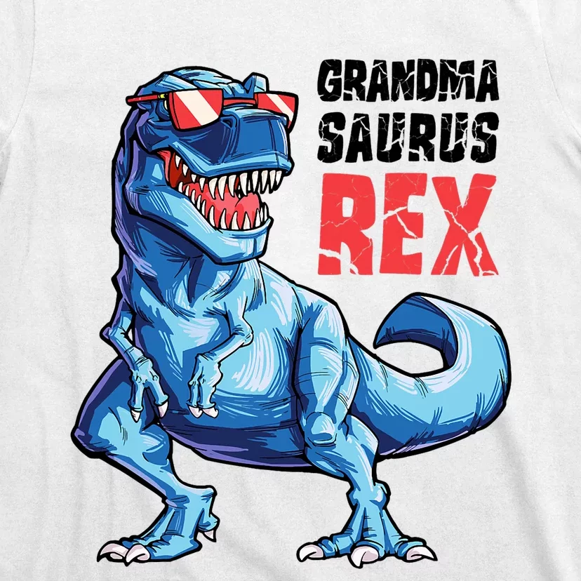 Grandmasaurus T Rex Dinosaur Grandma Saurus MotherS Family T-Shirt