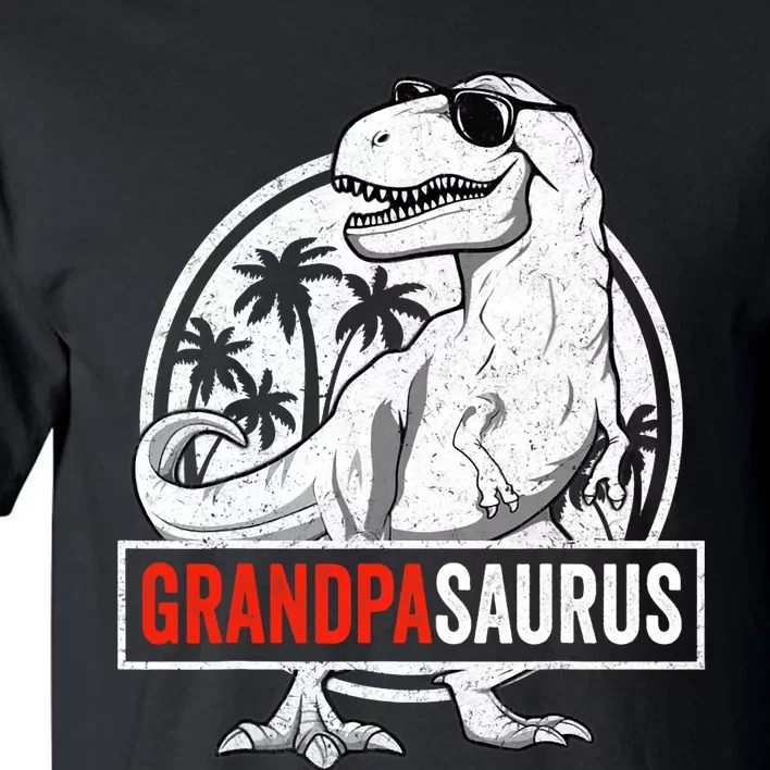 Grandpasaurus T Rex Dinosaur Grandpa Saurus Family Matching Tall T-Shirt