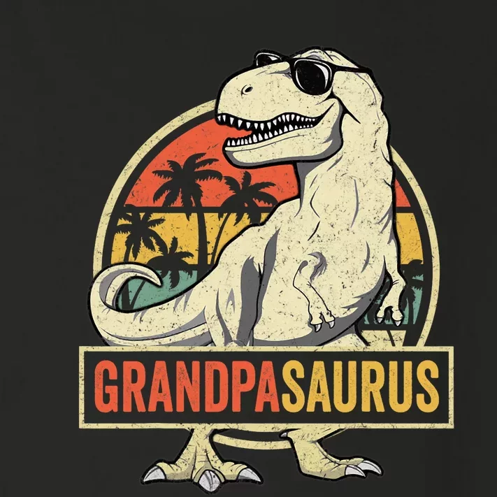 Grandpasaurus T Rex Dinosaur Grandpa Saurus Family Matching Toddler Long Sleeve Shirt