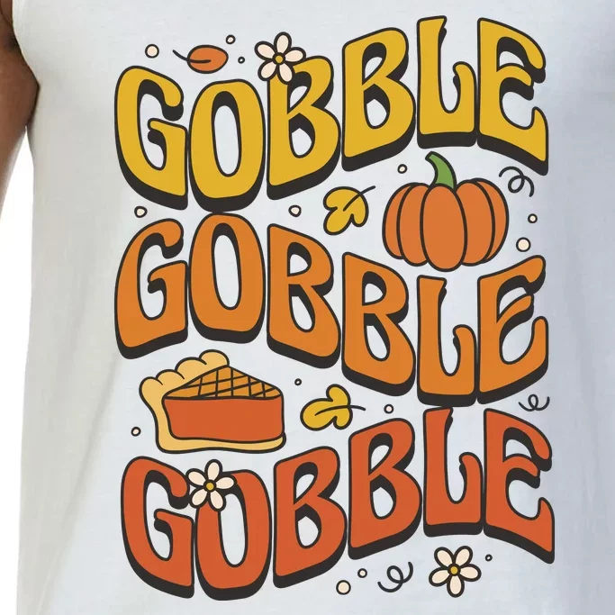 Gobble Turkey Retro Thanksgiving Fall Comfort Colors® Tank Top