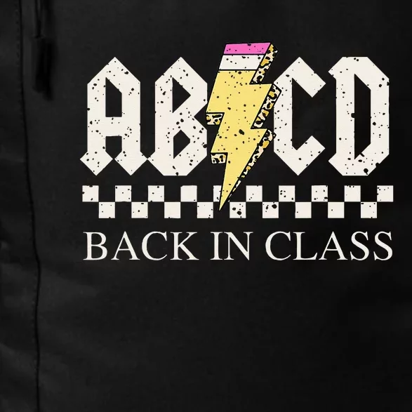 Girls Teachers Rock Back To School ABCD Back In Class Daily Commute Backpack