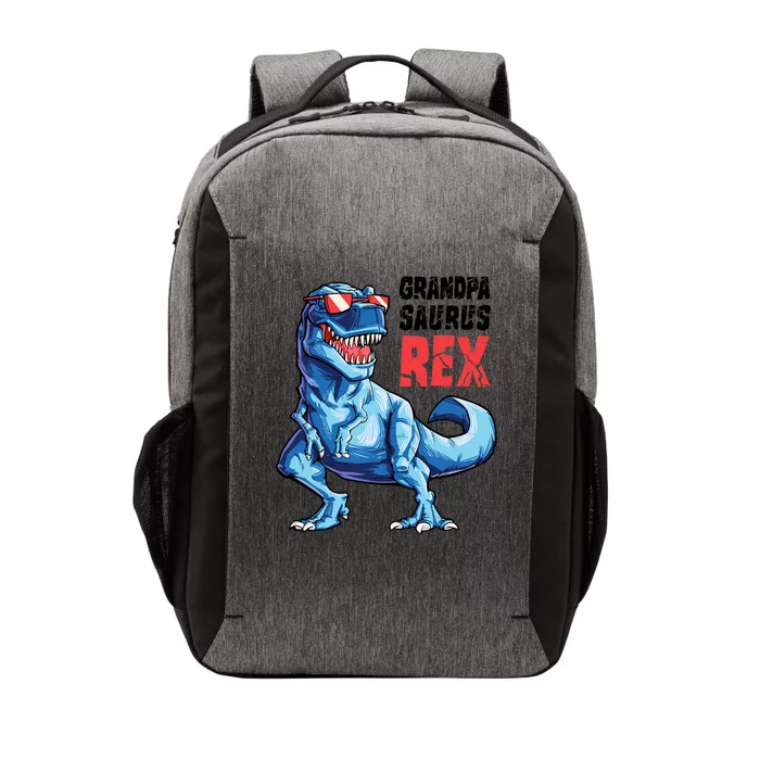 Grandpasaurus T Rex Dinosaur Grandpa Saurus FatherS Family Vector Backpack