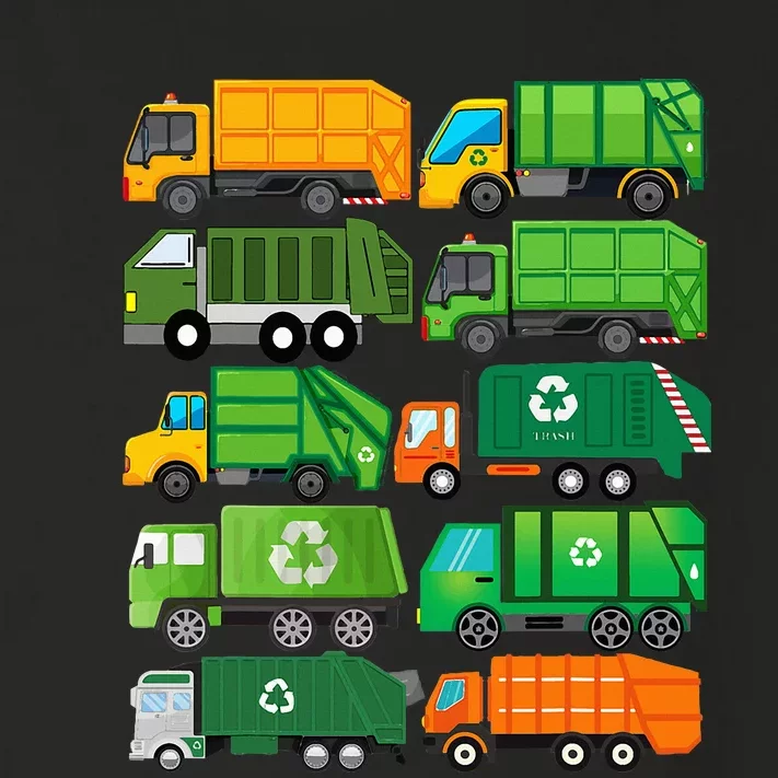 Garbage Truck Recycling Day Trash Waste Separation Birthday Toddler Long Sleeve Shirt