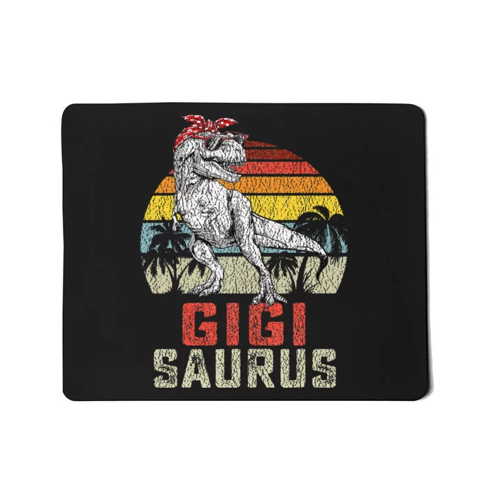 Gigisaurus T Rex Dinosaur Gigi Saurus Family Matching Mousepad