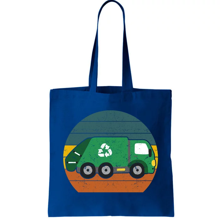 Garbage Truck Retro Vintage Trash Waste Recycle Collector Cute Gift Tote Bag