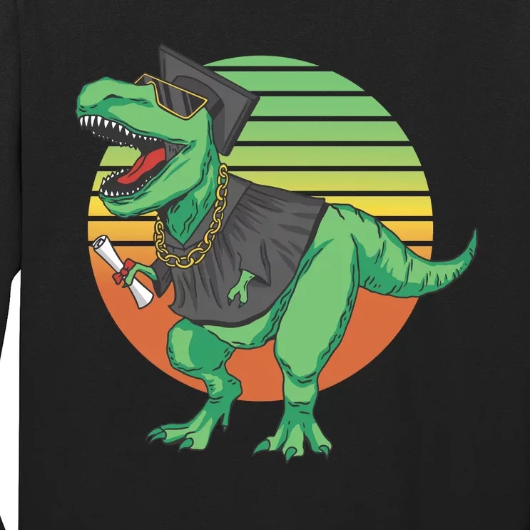 Graduation T Rex Cute Gift Long Sleeve Shirt