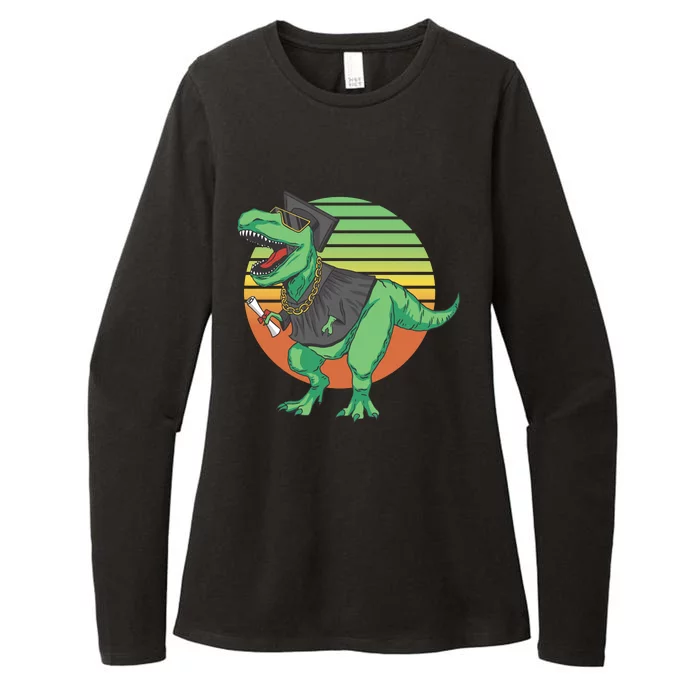 Graduation T Rex Cute Gift Womens CVC Long Sleeve Shirt