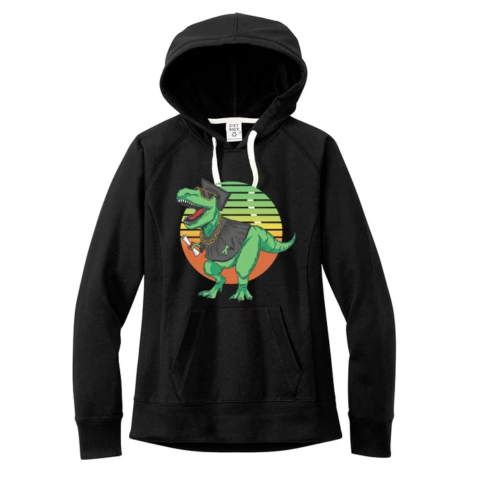 Graduation T Rex Cute Gift Women's Fleece Hoodie