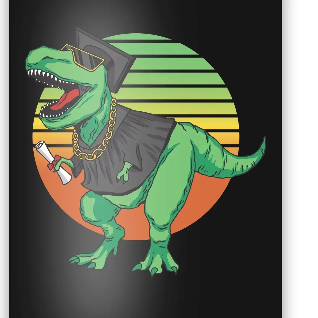 Graduation T Rex Cute Gift Poster