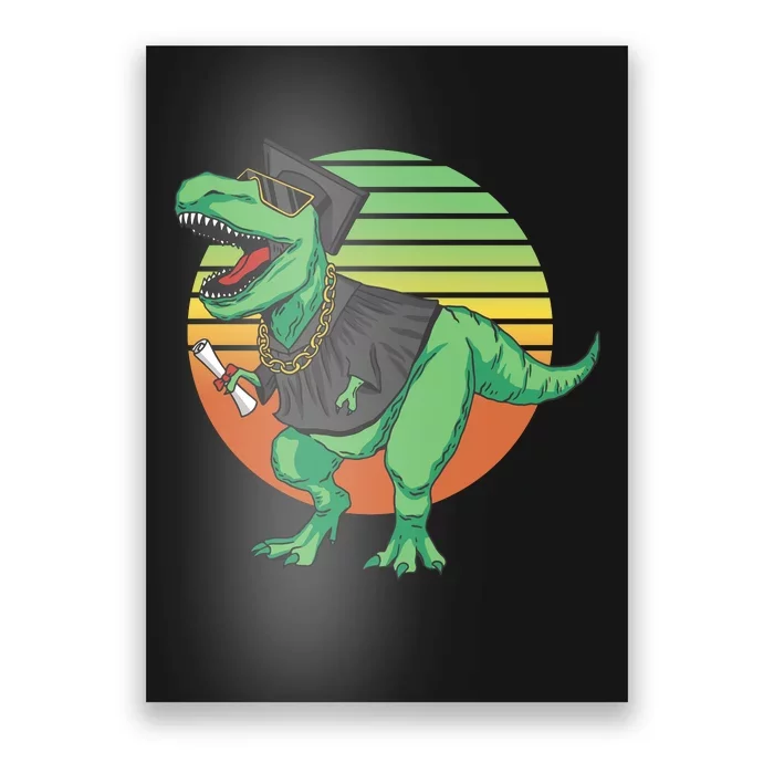 Graduation T Rex Cute Gift Poster