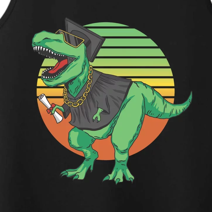 Graduation T Rex Cute Gift Performance Tank