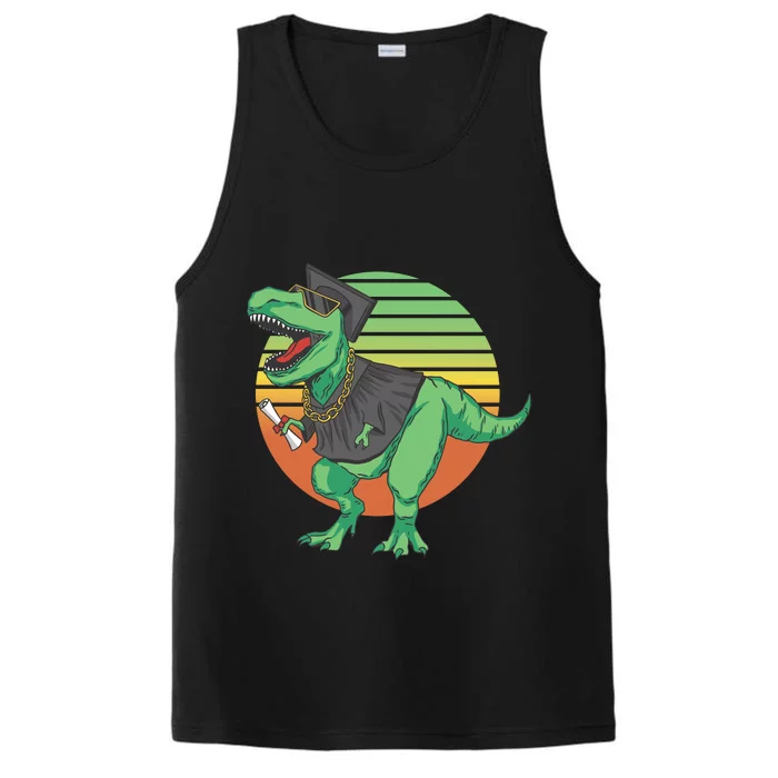 Graduation T Rex Cute Gift Performance Tank