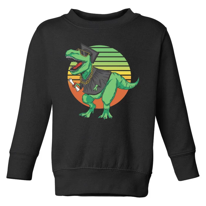 Graduation T Rex Cute Gift Toddler Sweatshirt