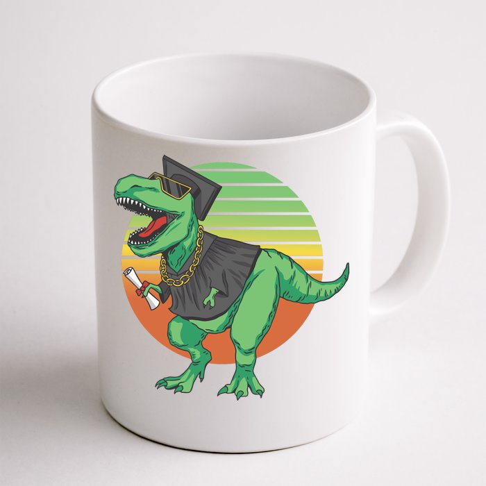 Graduation T Rex Cute Gift Front & Back Coffee Mug