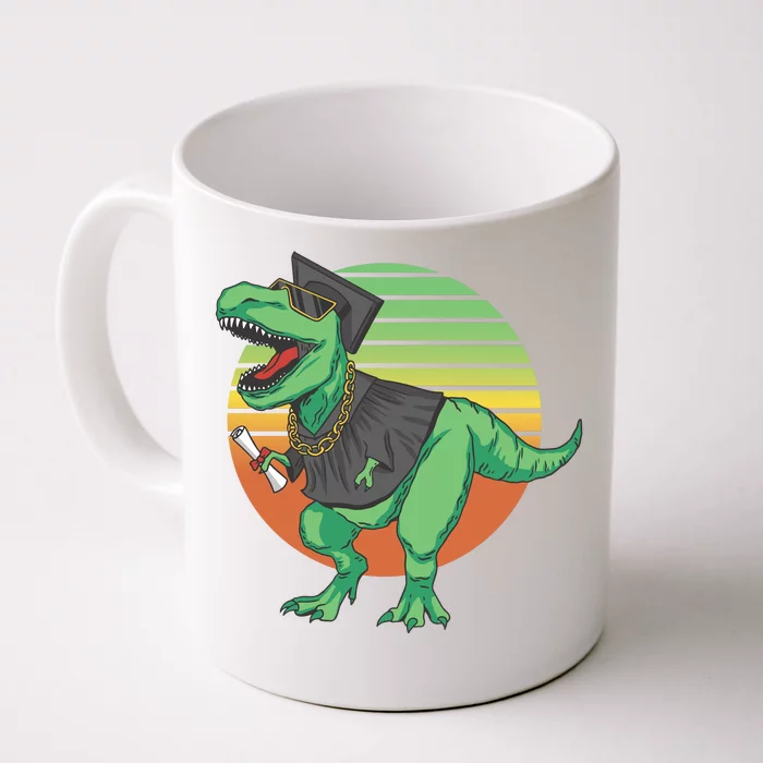 Graduation T Rex Cute Gift Front & Back Coffee Mug