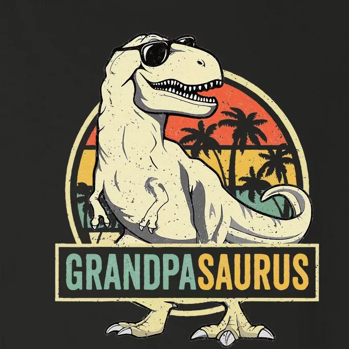 Grandpasaurus T Rex Dinosaur Grandpa Saurus Family Matching Toddler Long Sleeve Shirt