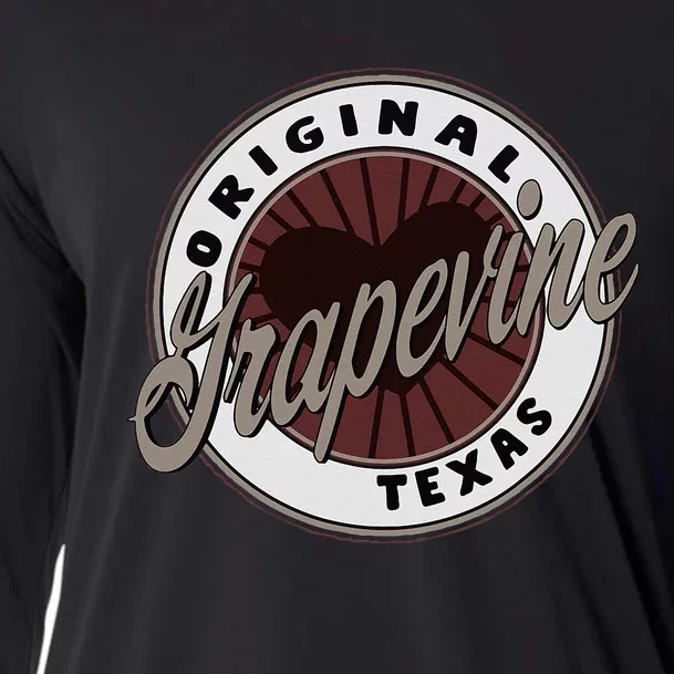 Grapevine Travel Souvenir To Texas Cooling Performance Long Sleeve Crew