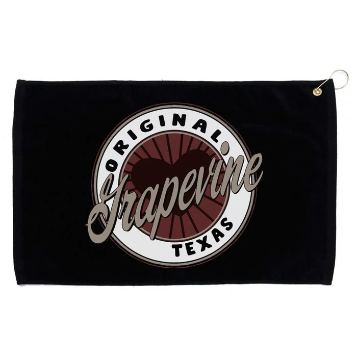 Grapevine Travel Souvenir To Texas Grommeted Golf Towel