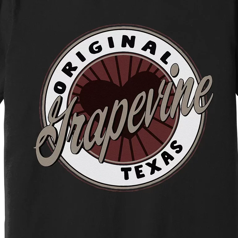 Grapevine Travel Souvenir To Texas Premium T-Shirt