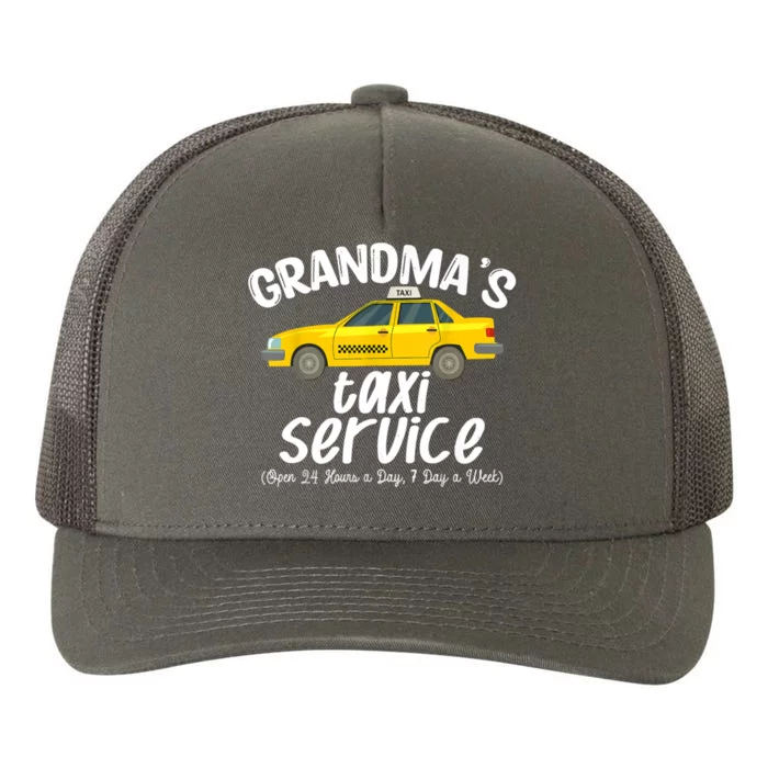 Grandma's Taxi Service Funny Grandparent Gift Yupoong Adult 5-Panel Trucker Hat