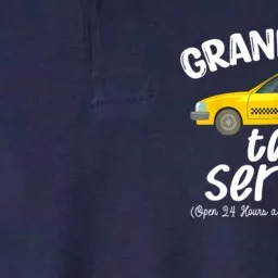 Grandma's Taxi Service Funny Grandparent Gift Softstyle Adult Sport Polo